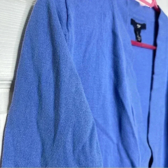 GAP Factory Cardigan Long Periwinkle Blue Size Small - Picture 4 of 16